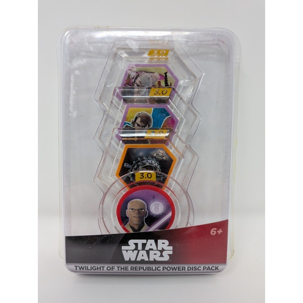 DISNEY INFINITY 3.0 Star Wars Twilight of the Republic Power Disc Pack OPEN BOX